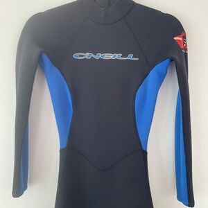 O'Neill Black and Blue Women’s Wetsuit, Size 4